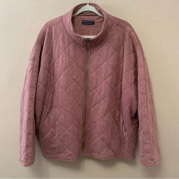 Bagatelle Quilted Jacket Pink Size XL NWOT - Picture 1 of 11